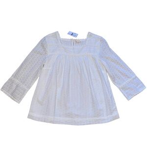 NWT Crewcuts, size 14 white cotton top